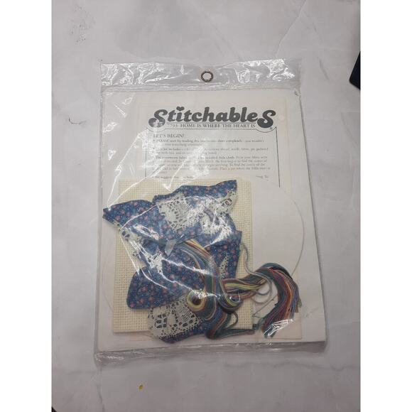 Dimensions Stitchables Counted Cross Stitch Kit Home Is Where The Heart Is 7793 - Picture 6 of 6